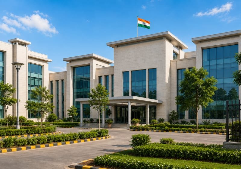 Prefabricated modular hospital block built by Finex Industries