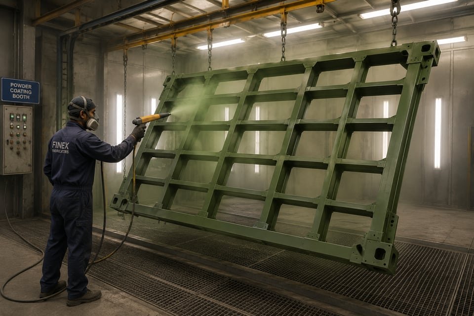Powder Coating & Surface Finishing — Integrated Defence Fabrication