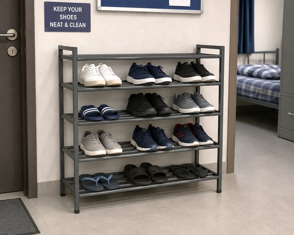Shoe Rack — Hostel Furniture