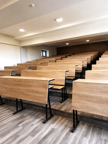 Lecture Room Desking — Institutional Furniture