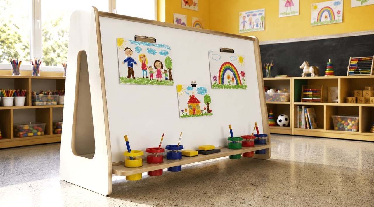 Wall-Mounted Display Board — Smart School Furniture