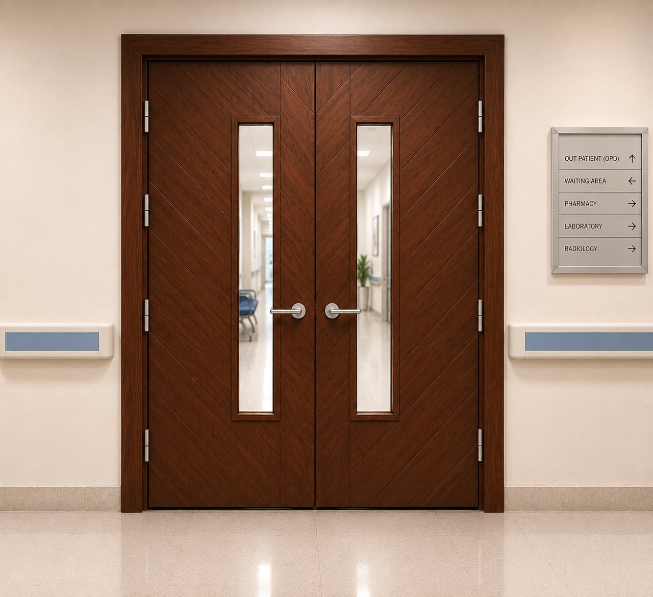 Hospital Door — Fire Rated Wooden Doors