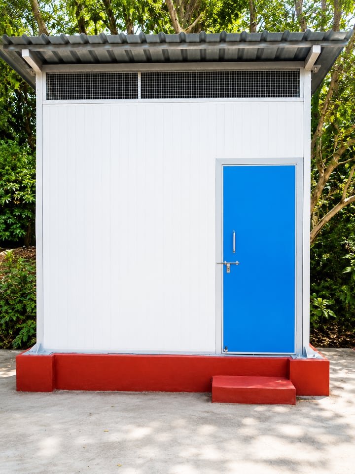 Kitchen Shed Structure — Civil Construction