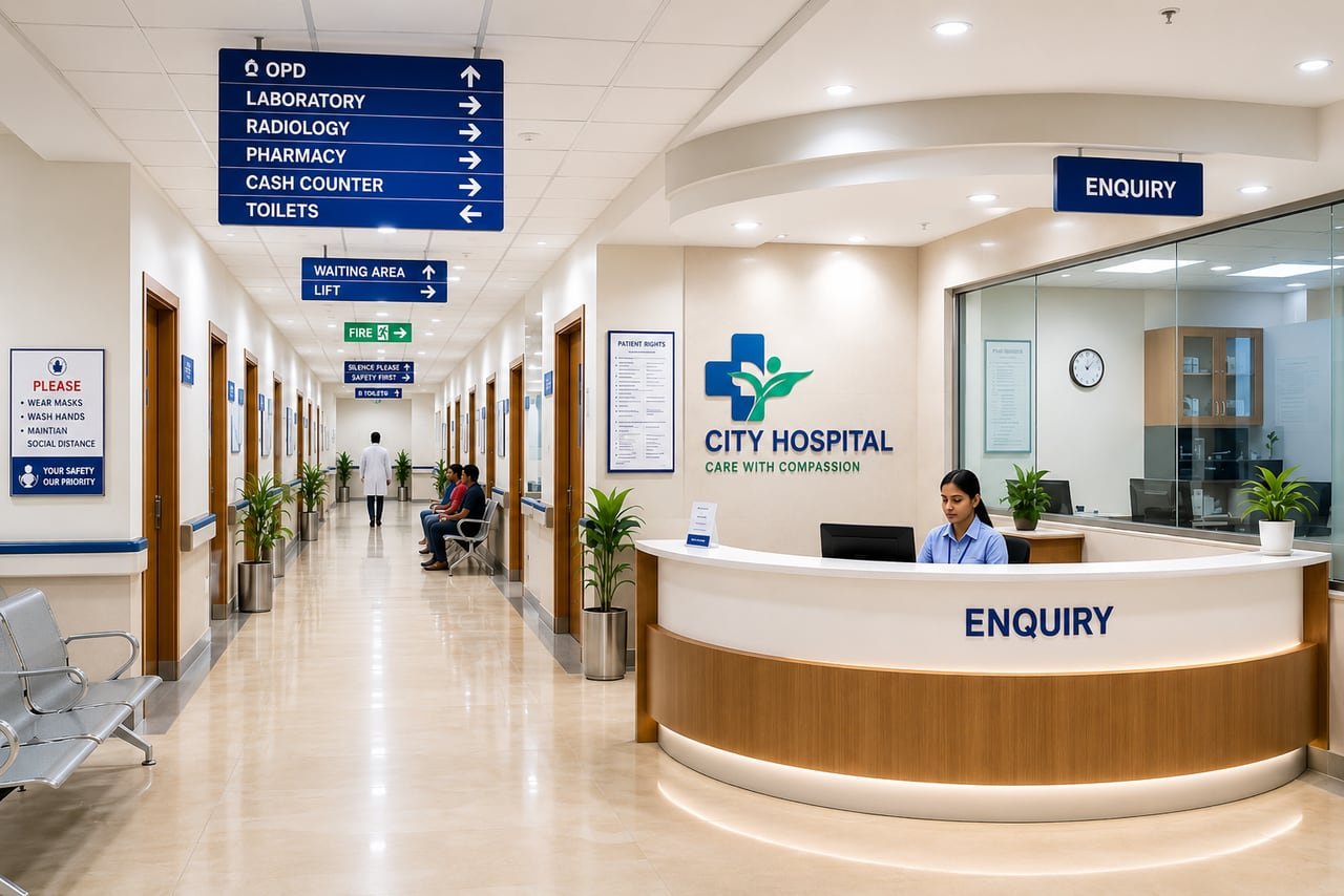 Hospital Entrance Corridor — Modular Hospitals