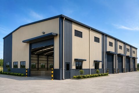 Clear-Span Sheds — Customised PEB Industrial Sheds